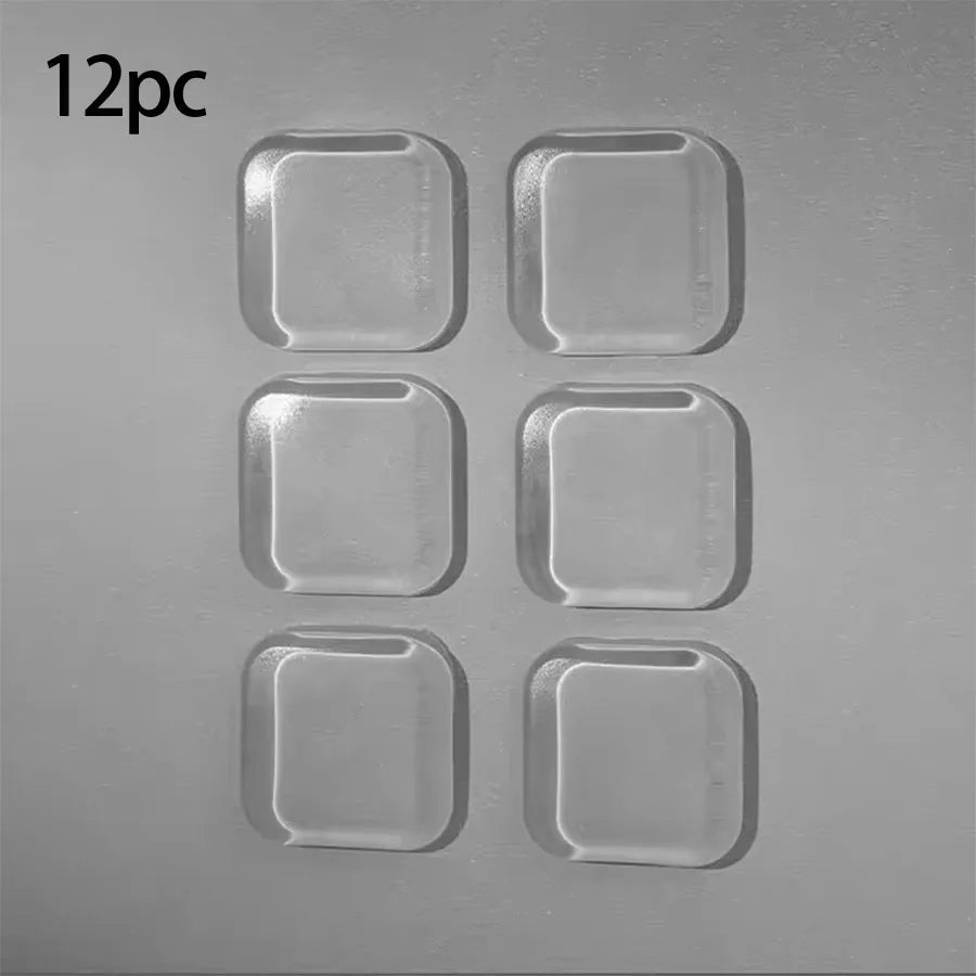 📋 Title:
Clear Soft Rubber Door Knob Wall Shield | Door Stopper Bumper Mute Sticker | Self-Adhesive Wall Protector Muffler Pad (Pack of 6/8)
