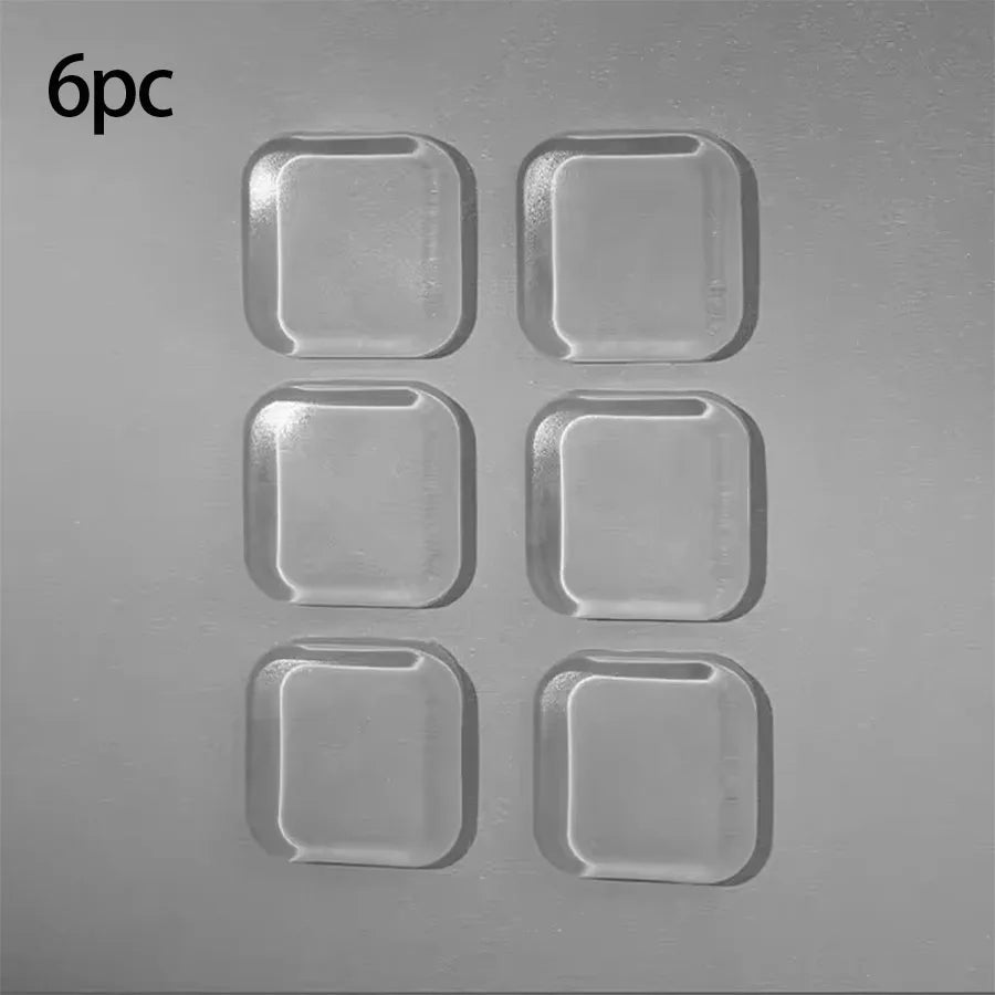 📋 Title:
Clear Soft Rubber Door Knob Wall Shield | Door Stopper Bumper Mute Sticker | Self-Adhesive Wall Protector Muffler Pad (Pack of 6/8)