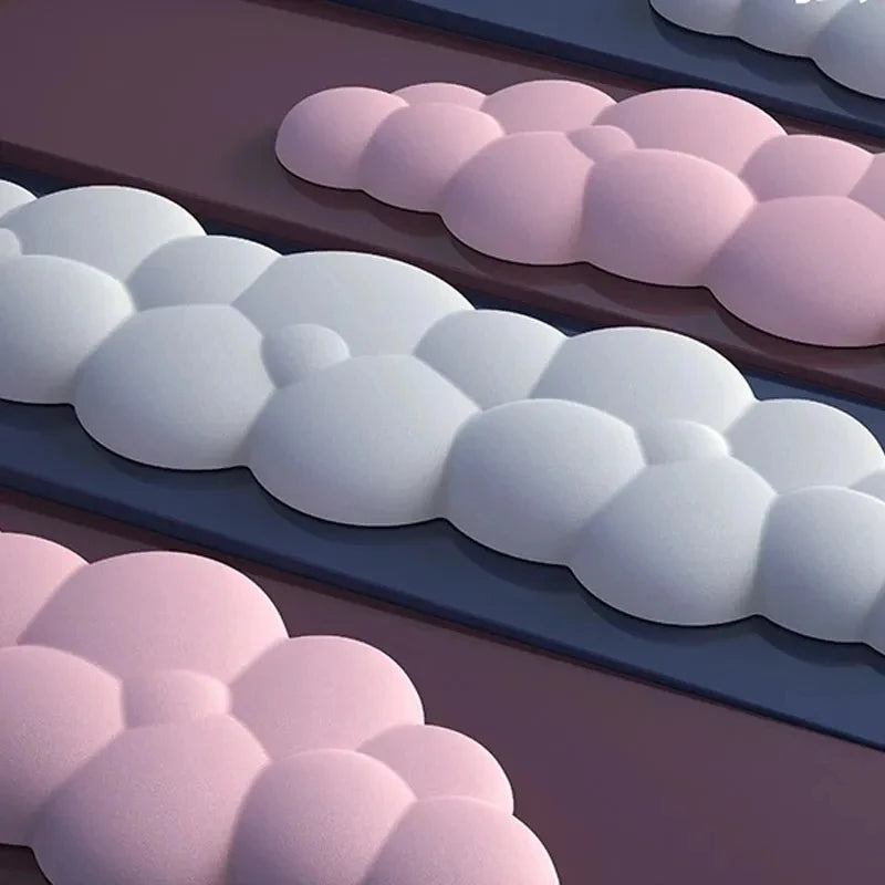 Cloud Wrist Rest Set for Keyboard & Mouse – Ergonomic Soft Support for Comfortable Typing & Gaming