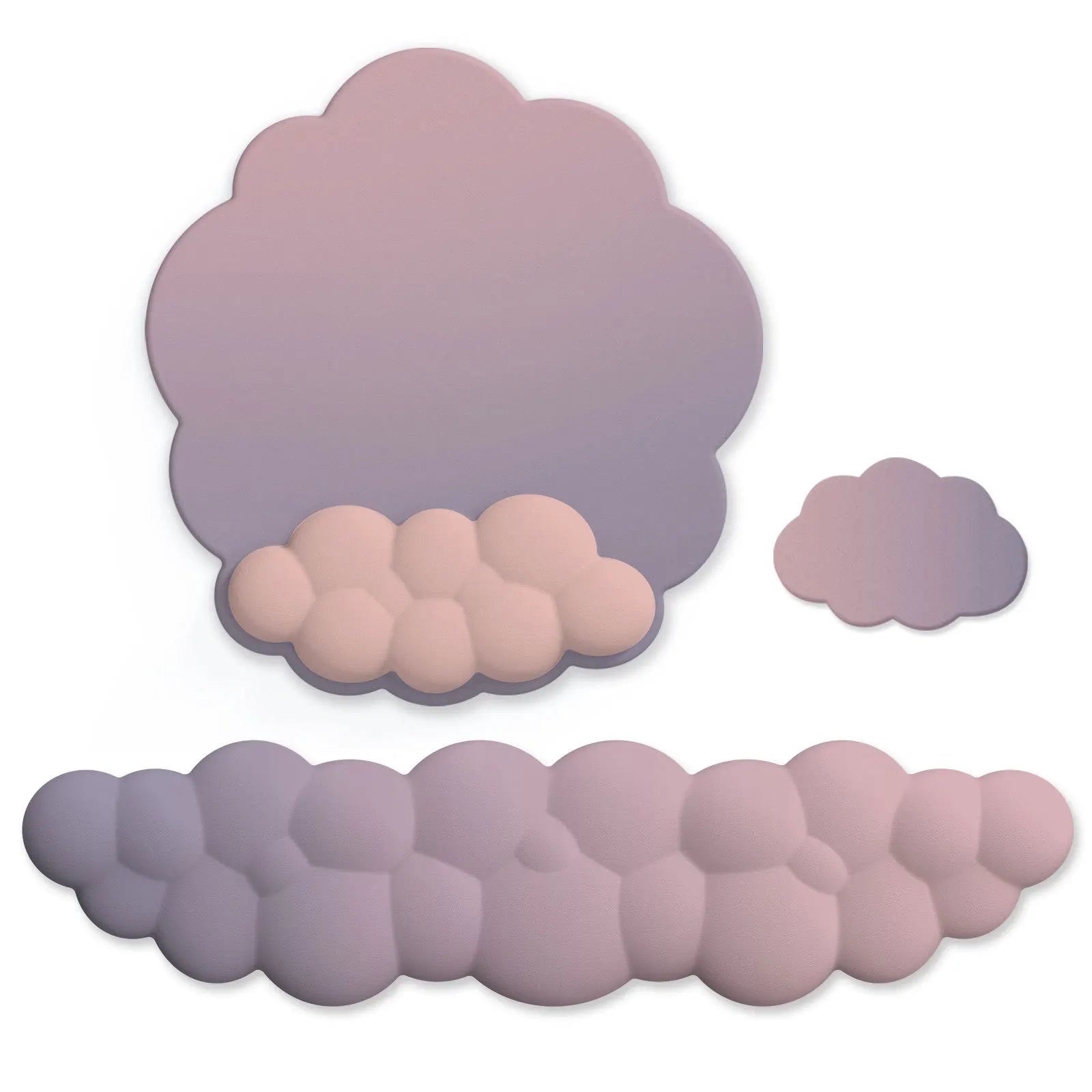 Cloud Wrist Rest Set for Keyboard & Mouse – Ergonomic Soft Support for Comfortable Typing & Gaming