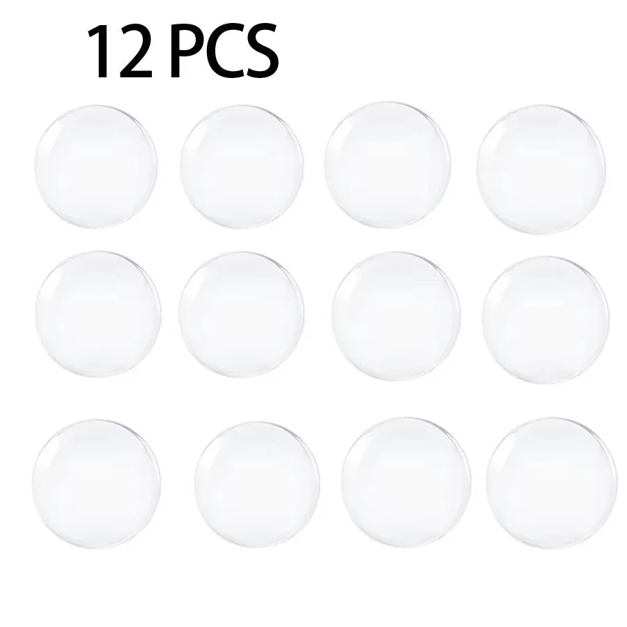 📋 Title:
Clear Soft Rubber Door Knob Wall Shield | Door Stopper Bumper Mute Sticker | Self-Adhesive Wall Protector Muffler Pad (Pack of 6/8)