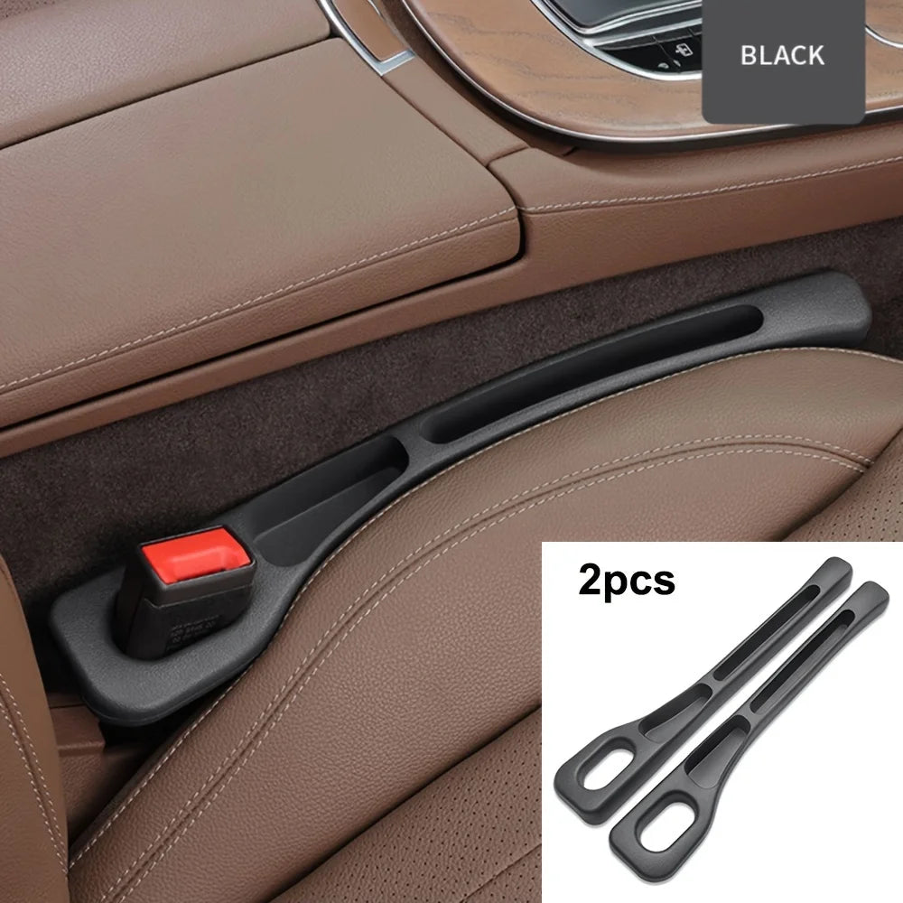 2-Pack Car Seat Gap Filler – Waterproof PU Gap Organizer