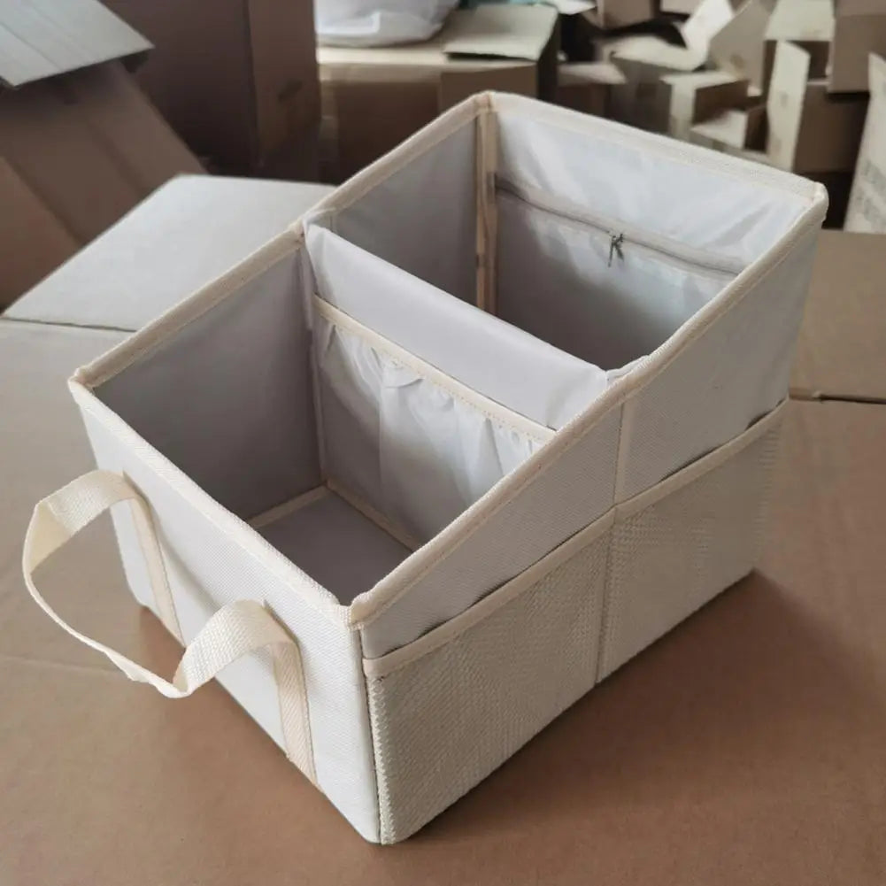 📋 Title:
Foldable Car Trunk Organizer | Multi-Pocket Large Storage Box | Save Space Seat Organizer Bin with Adjustable Straps