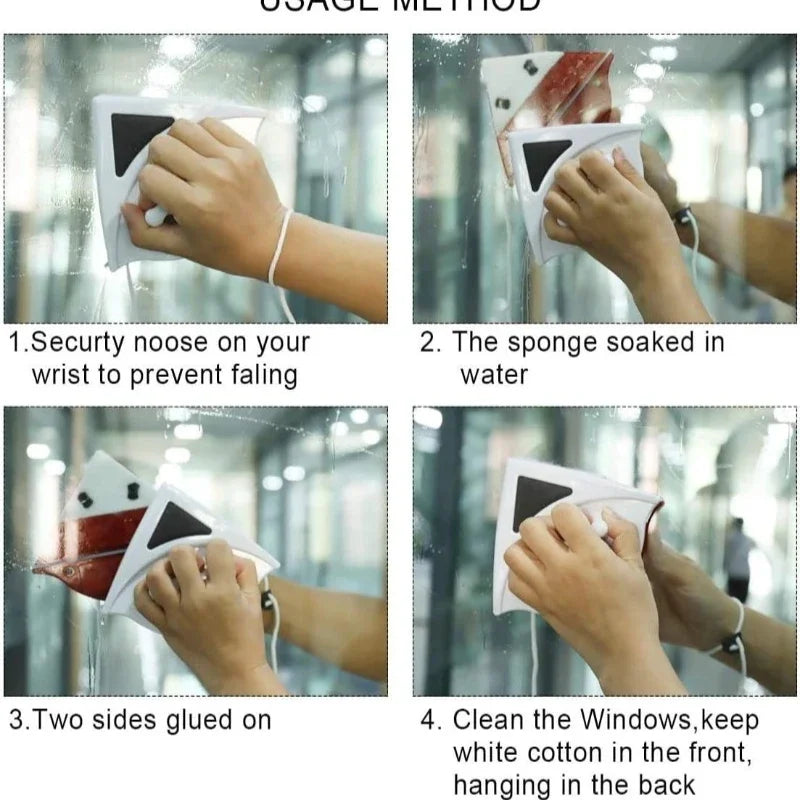 MagnaClean Pro™
Double-Sided Magnetic Window Cleaner