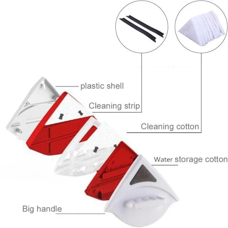 MagnaClean Pro™
Double-Sided Magnetic Window Cleaner