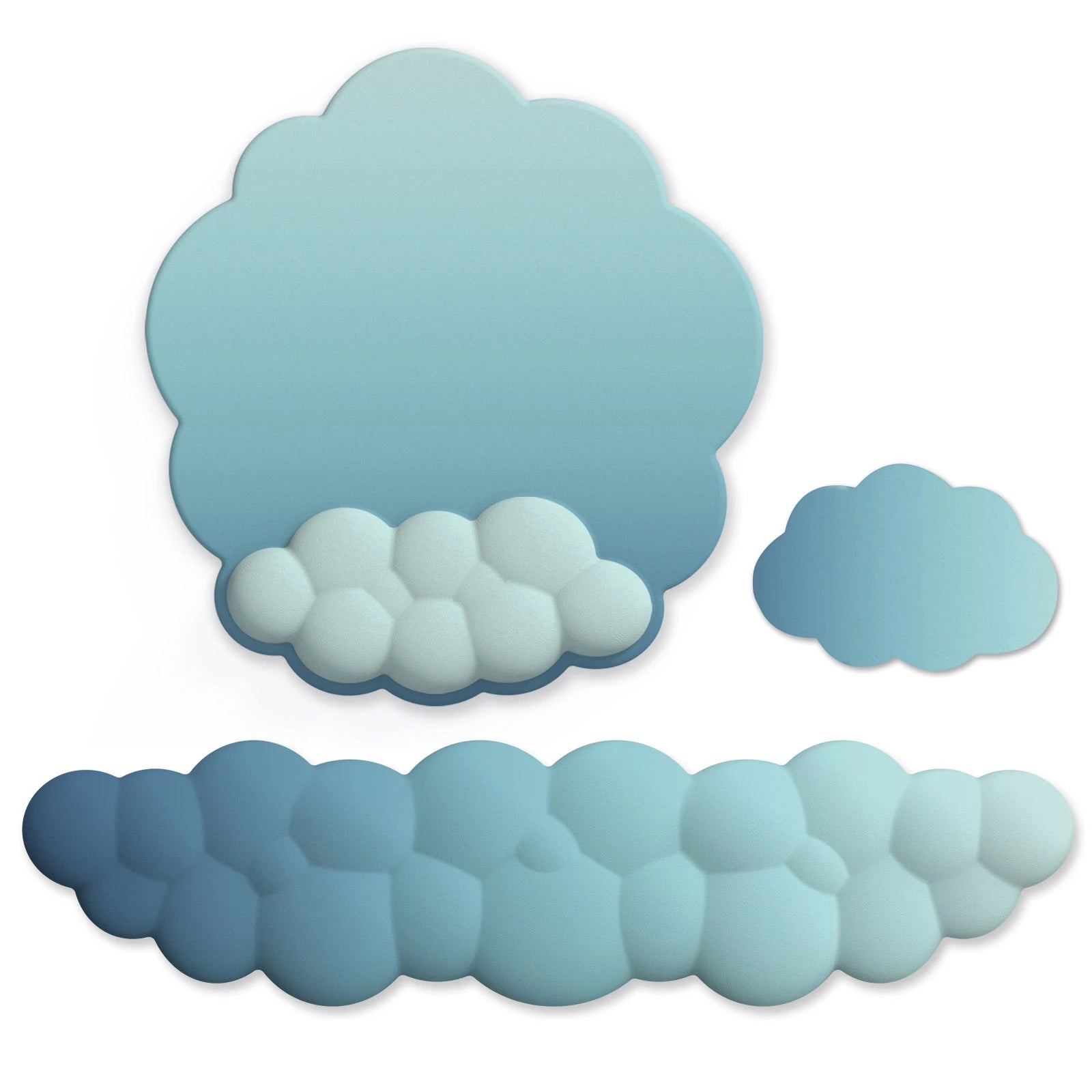 Cloud Wrist Rest Set for Keyboard & Mouse – Ergonomic Soft Support for Comfortable Typing & Gaming