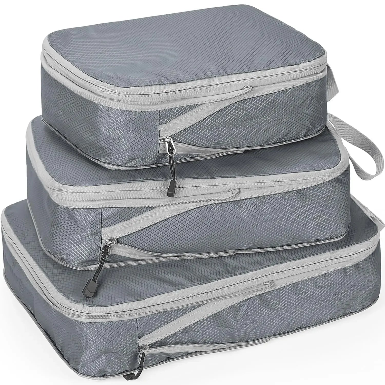 Travel Compression Packing Cubes – Waterproof Organizer Set