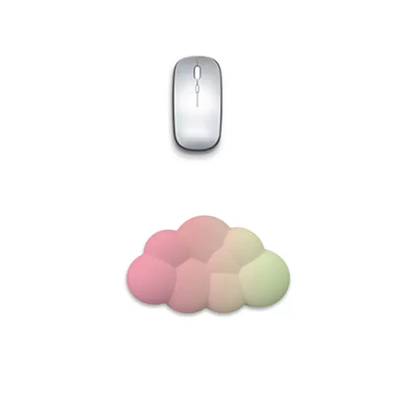 Cloud Wrist Rest Set for Keyboard & Mouse – Ergonomic Soft Support for Comfortable Typing & Gaming