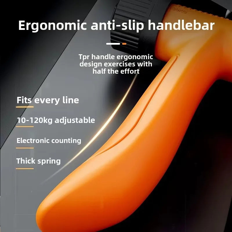 Adjustable Hand Grip Strengthener 10–120KG – Forearm, Wrist & Finger Trainer