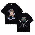 Hot Anime Hashibira Inosuke Cartoon Demon Slayer T Shirt Summer Fashion