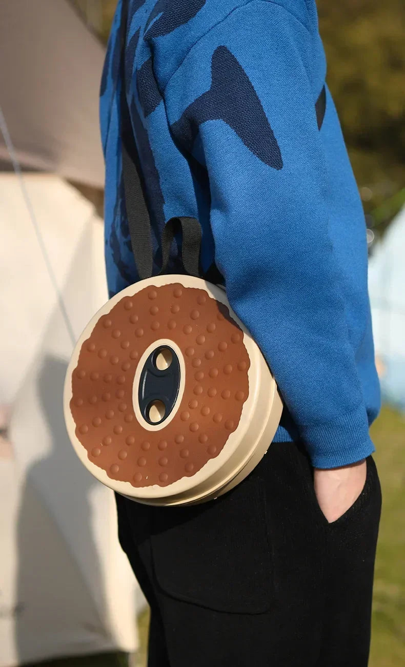 Adjustable Telescoping Folding Stool – Travel & Outdoor Use