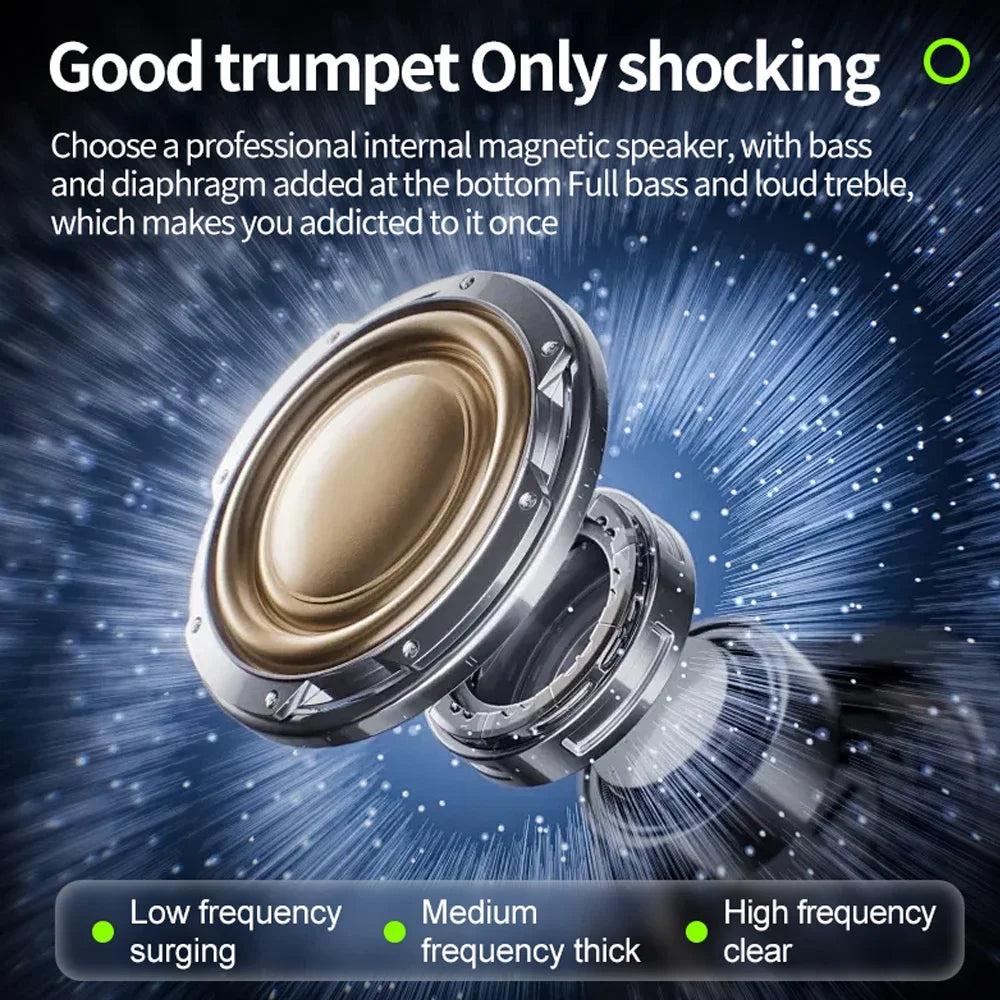 Motorcycle Bluetooth 6.0 Helmet Headset – Wireless Hands-Free Audio with Ambient RGB Light