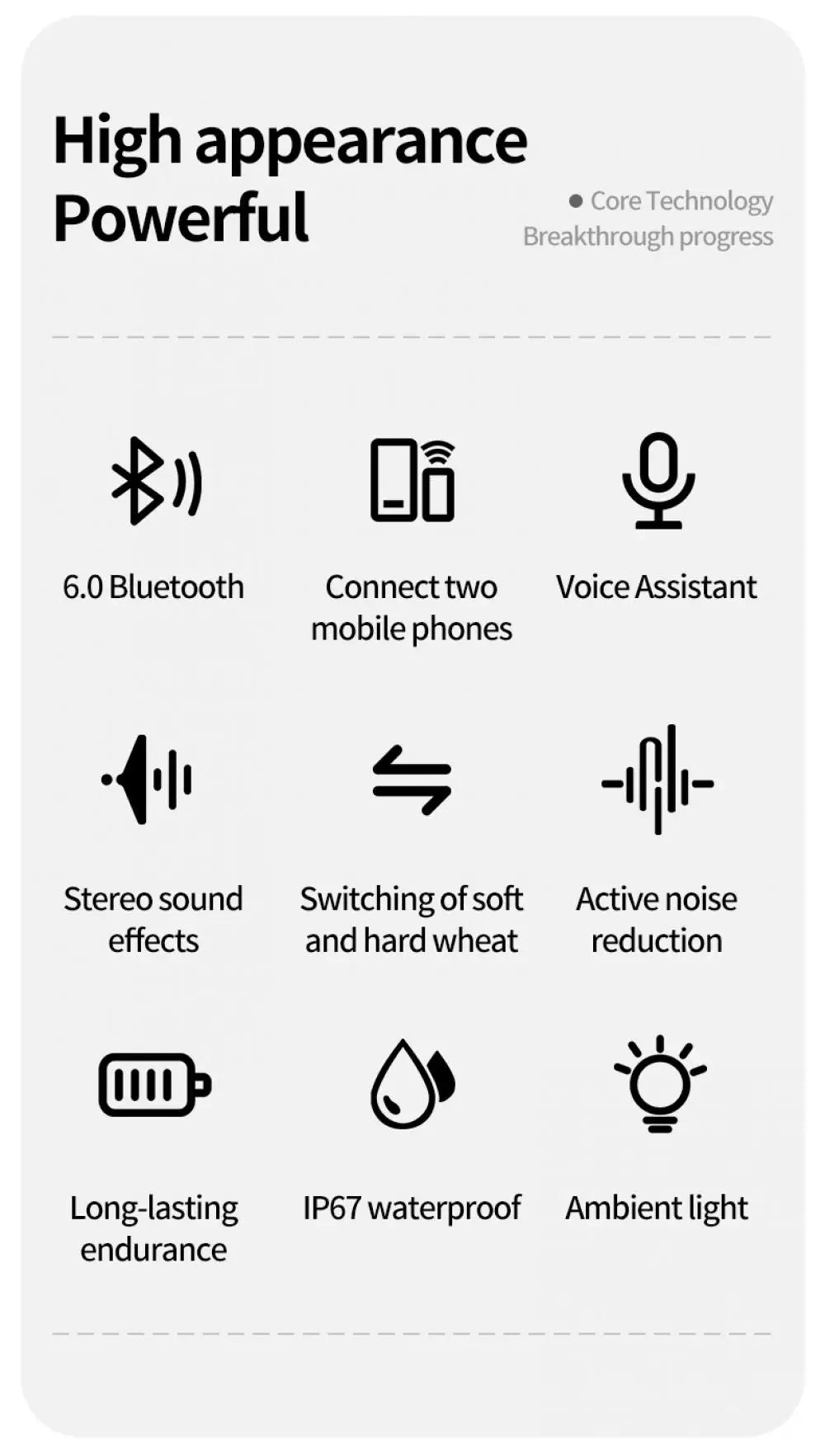 Motorcycle Bluetooth 6.0 Helmet Headset – Wireless Hands-Free Audio with Ambient RGB Light