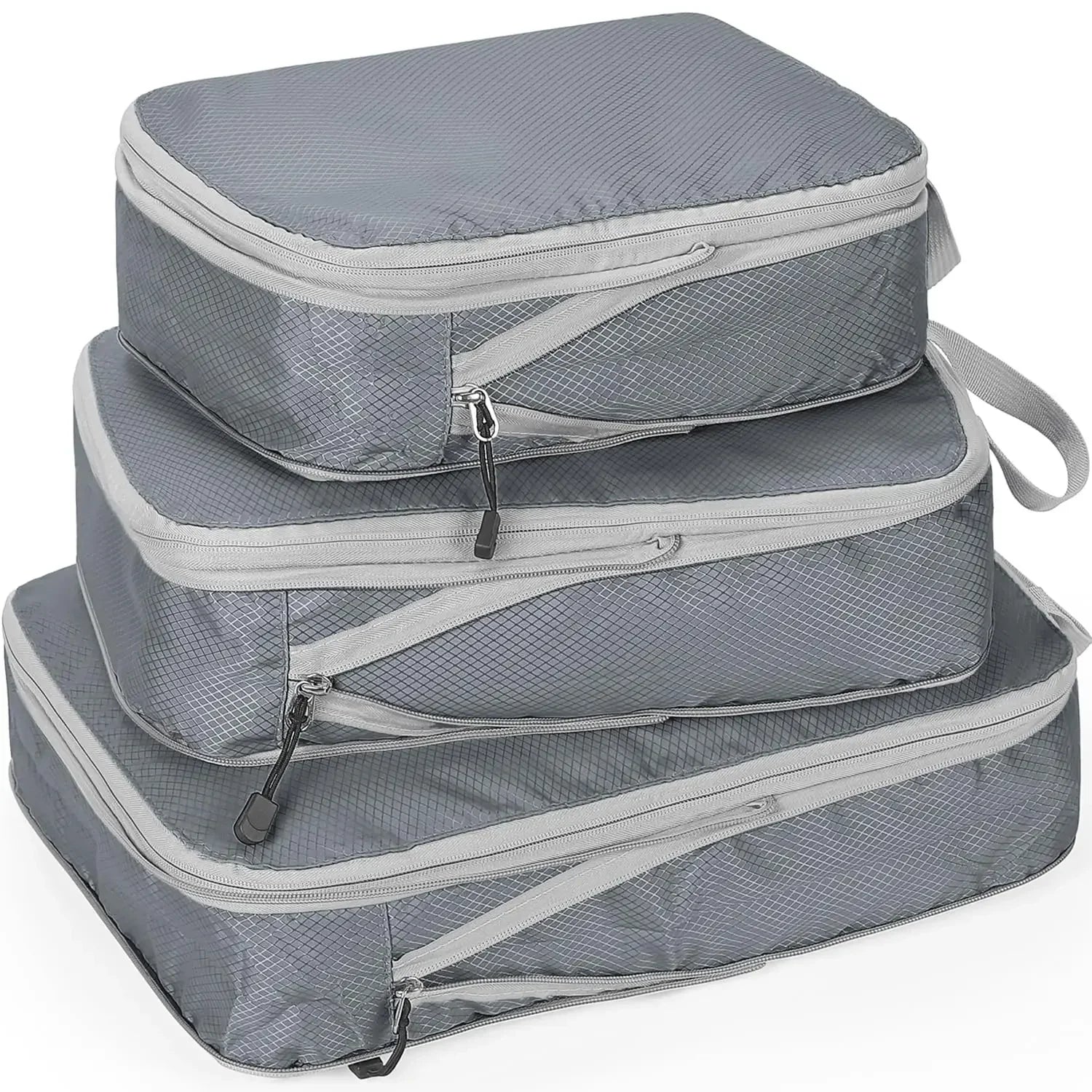 Travel Compression Packing Cubes – Waterproof Organizer Set