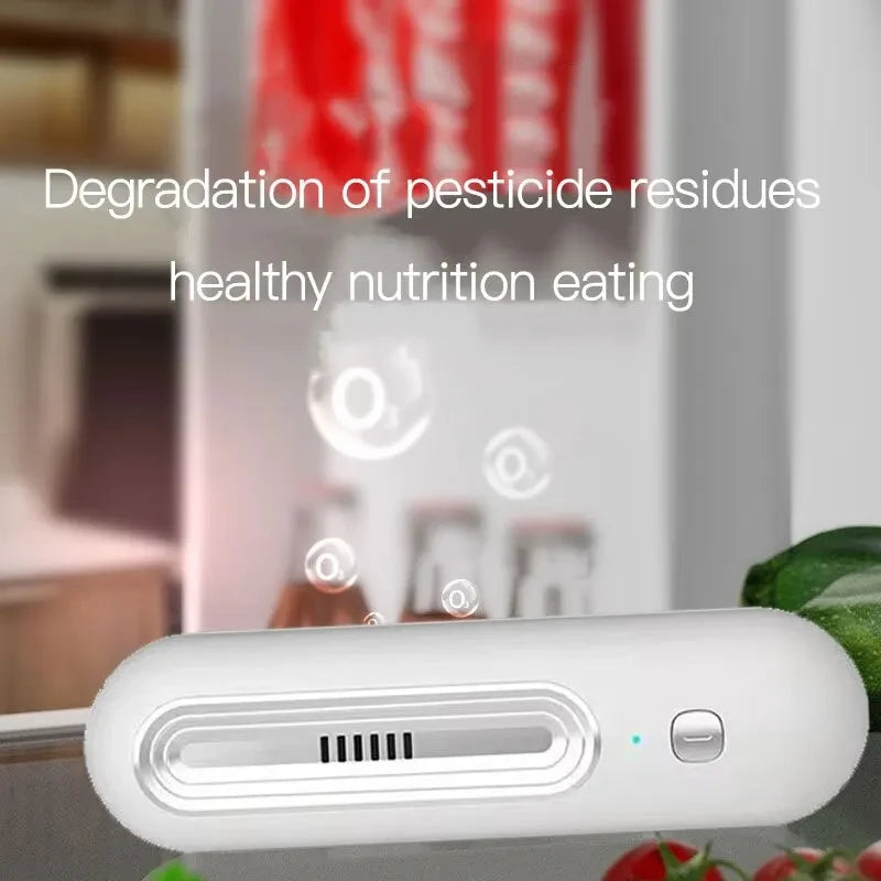 📋 Title:
USB Rechargeable Fridge Deodorizer | Multifunctional Ozone Air Purifier | Compact Odor Eliminator for Effective Freshness & Food Preservation
