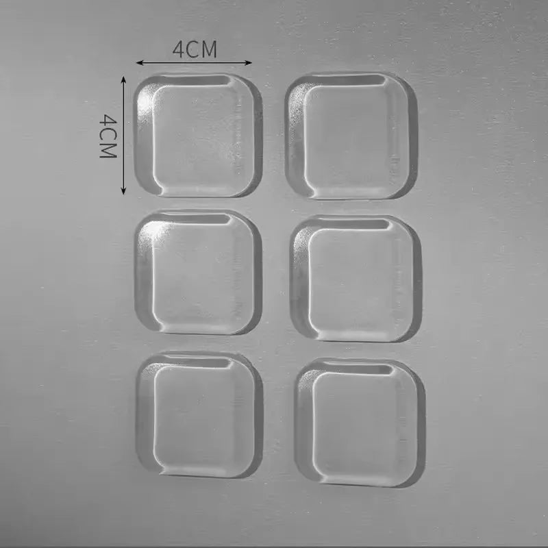 📋 Title:
Clear Soft Rubber Door Knob Wall Shield | Door Stopper Bumper Mute Sticker | Self-Adhesive Wall Protector Muffler Pad (Pack of 6/8)